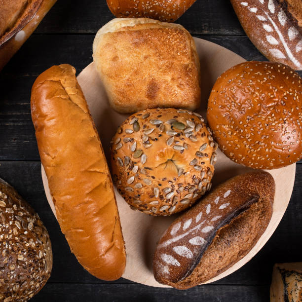 istock Tasty breads, loaves 1255231972