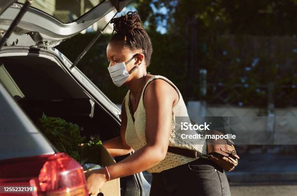 The New Reality Of Retail Stock Photo - Download Image Now - Car Trunk, Box - Container, Leaving