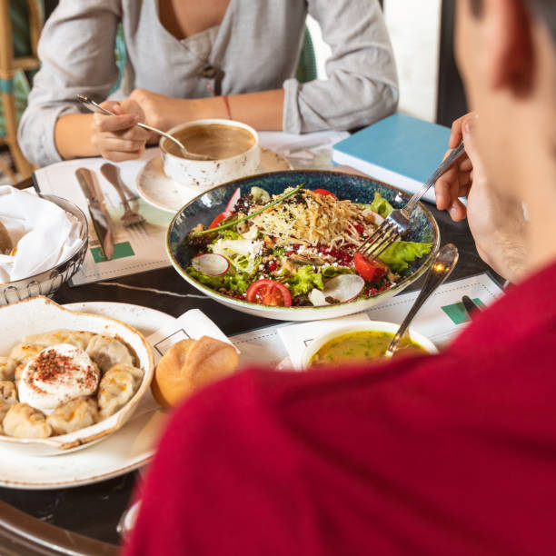 istock Couple at restaurant 1255235153