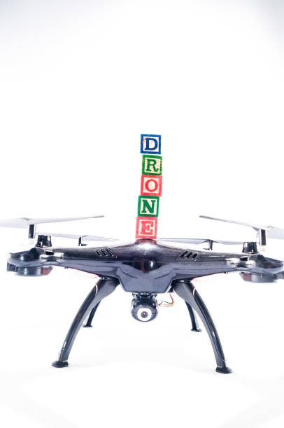 istock Modern Technology Copter closeup Aircraft Drone 1255235409
