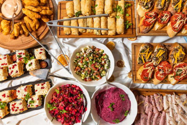 istock Tasty breakfast table at the restaurant 1255235528