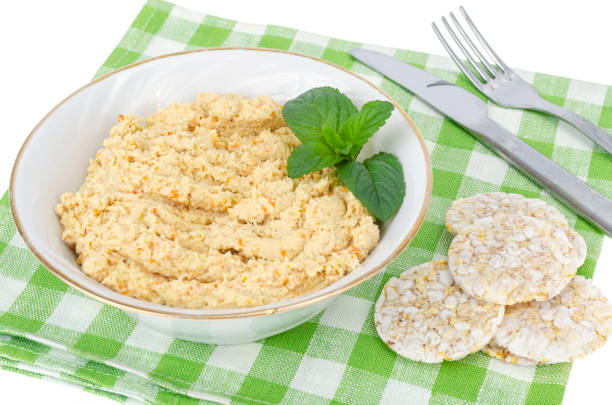 istock Homemade chicken pate, healthy eating isolated on white 1255242018