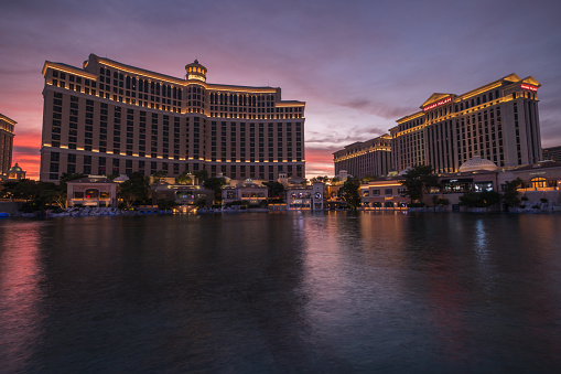 Las Vegas, United States - 05 Jul 2017: The hotel casino in Las Vegas, United States