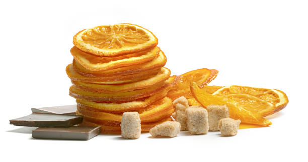 istock orange chips with chocolate and brown cane sugar on a white background 1255258801