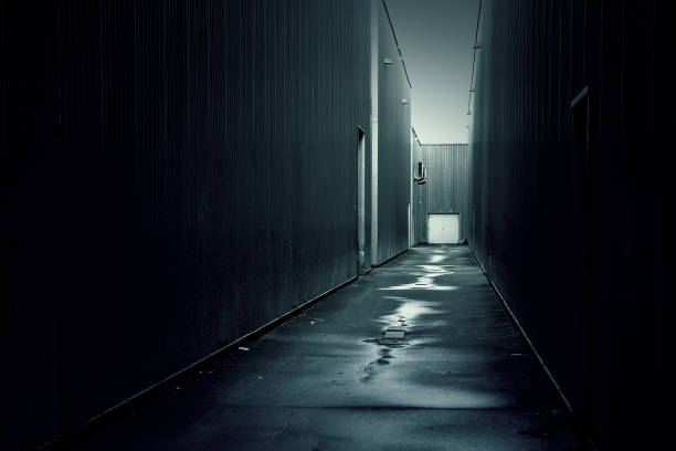 istock Industrial warehouse alley 1255267084
