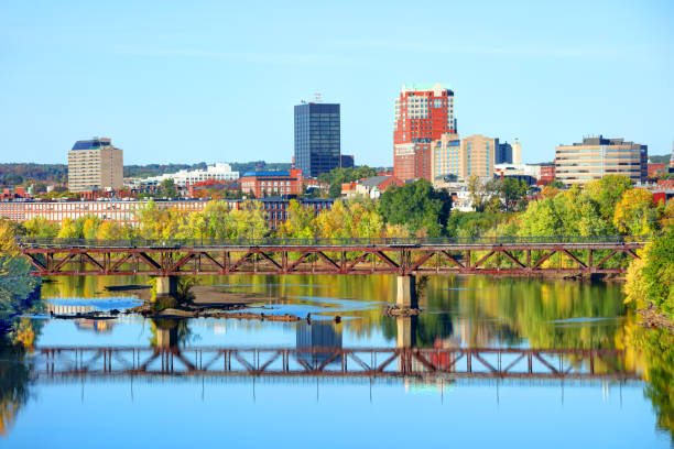 istock Autumn in Manchester, New Hampshire 1255275646