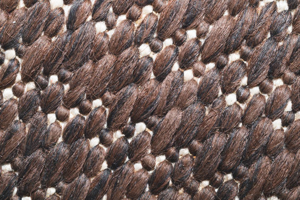istock Fabric texture extremely close up. wicker surface. woven background. stitches of thread 1255276096