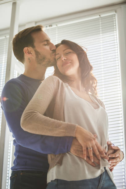 istock Happy married man with his life 1255291974