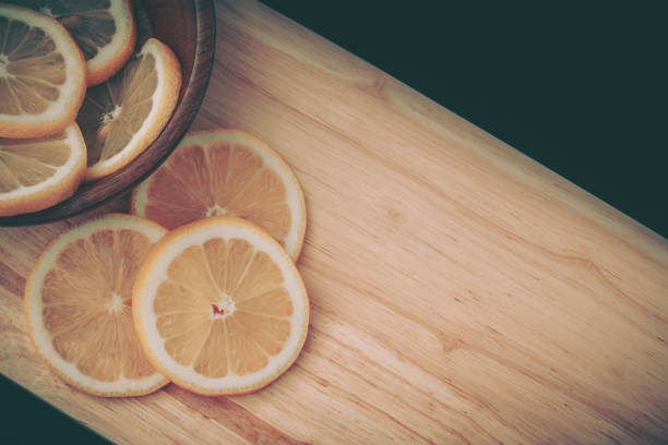 istock Close Up Of Fresh Lemon; vintage style 1255293053