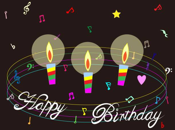 80 Happy Birthday Song Audio Illustrations & Clip Art - iStock