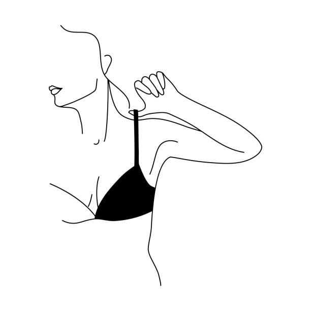 950+ Drawing Of Women In Bras Stock Illustrations, Royalty-Free