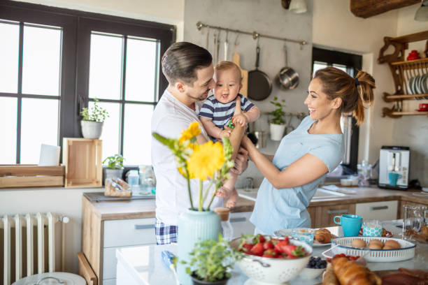 istock Morning with my family 1255337044