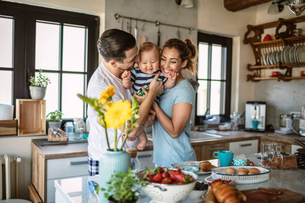 istock Morning with my family 1255337070