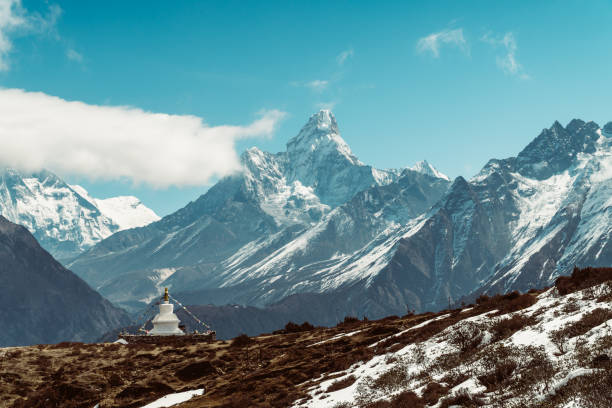 istock Himalaya mountain Ama Dablam landscape 1255356221