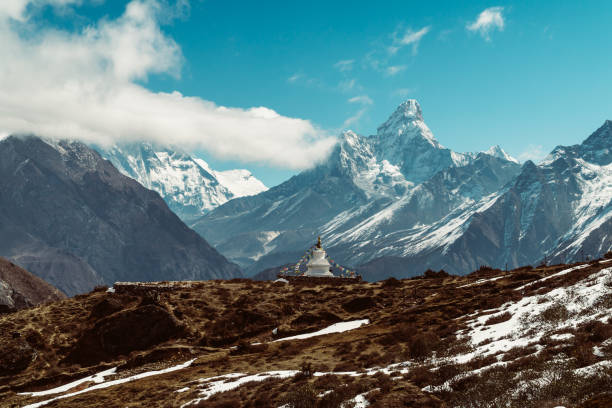 istock Himalaya mountain Ama Dablam landscape 1255356239