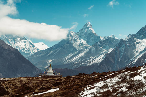 istock Himalaya mountain Ama Dablam landscape 1255356243
