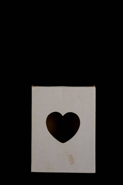 istock Close-up of paper box heart 1255367736