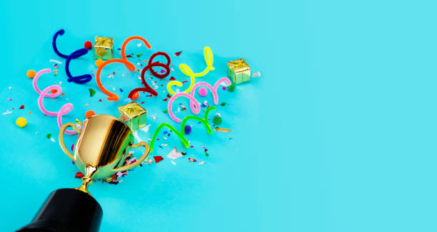 istock Panorama concept. Celebrating the success that has happened 1255370458