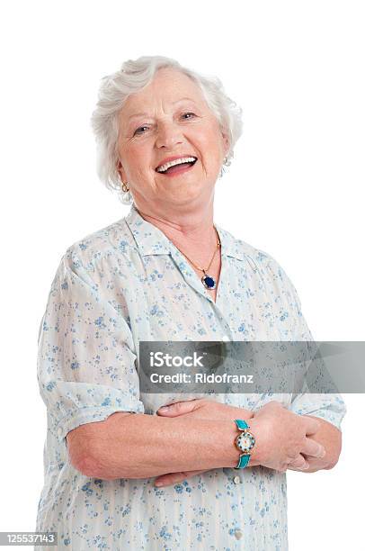 Happy Senior Alte Frau Stockfoto und mehr Bilder von Seniorinnen - Seniorinnen, Lächeln, Glücklichsein
