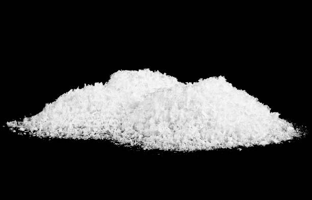 istock White snow on a black background. Snowdrifts. 1255372536