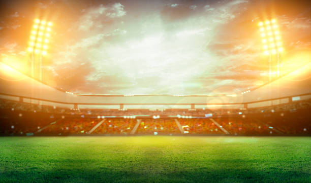 istock stadium in lights and flashes 3d. 1255373226