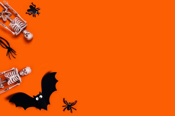 istock Holiday card, halloween horror story. 1255373491