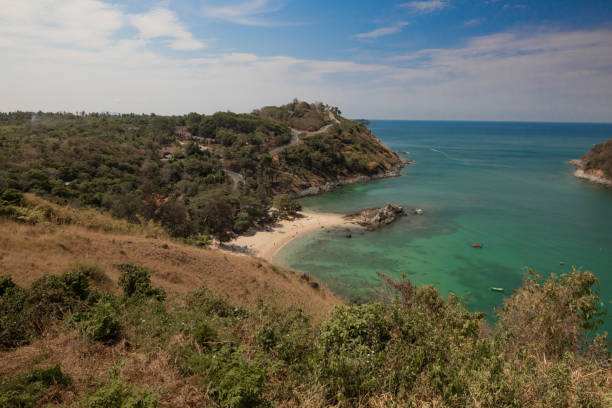 istock View from the top point to Yanui Beach in Phuket 1255384848