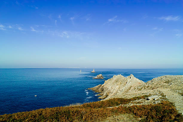 wide seascape in brittany la pointe du raz