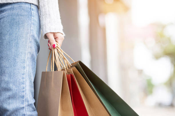 istock A woman is shopping at the mall 1255387816