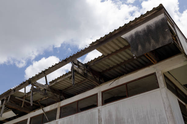 Buildings damaged by summer storms