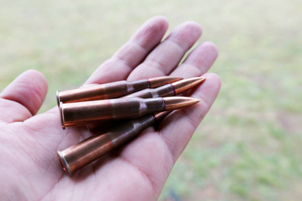 istock Patrons and ammunition on the man's possession. 1255389683