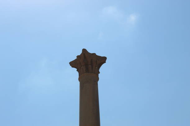 istock Serapeum and Pompey`s Pillar and the sphinx. 1255396581