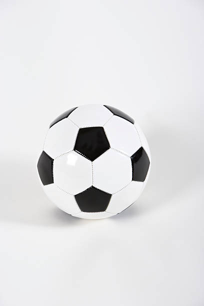 istock Football on white background (soccer ball) 125539680