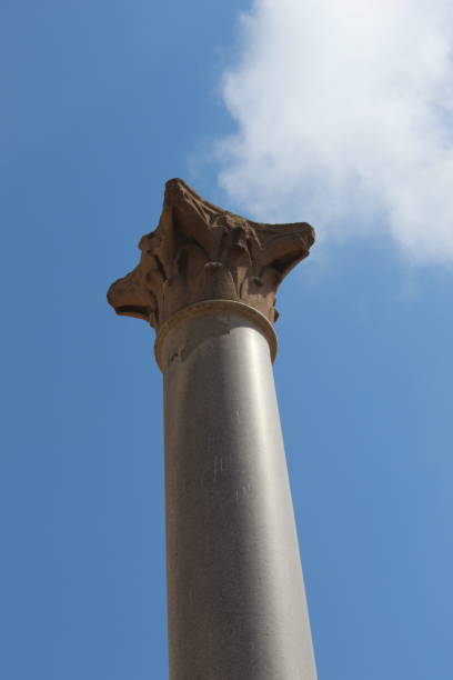 istock Serapeum and Pompey`s Pillar and the sphinx. 1255398362