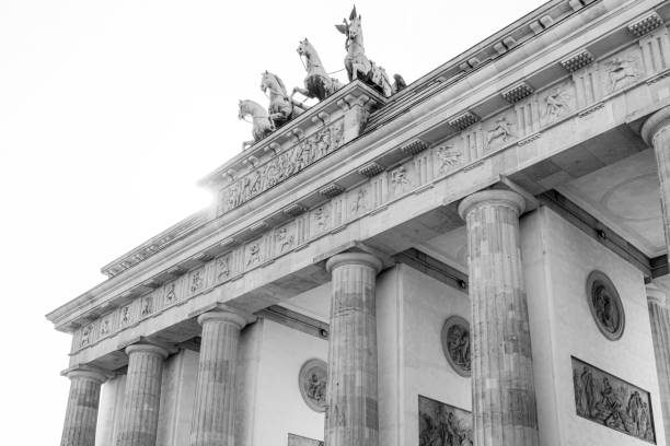 istock Brandenburg Gate (Brandenburg Gate) famous landmark in Berlin 1255400272