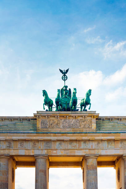 istock Brandenburg Gate (Brandenburg Gate) famous landmark in Berlin 1255400334