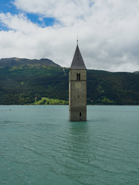 istock Lake Resia, Curon Venosta 1255403684