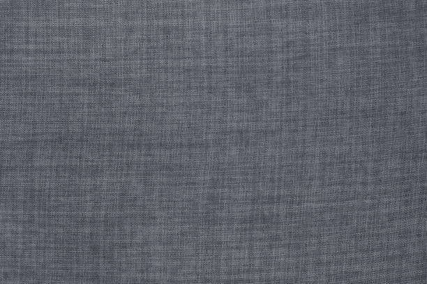 istock Grey linen fabric cloth texture background, seamless pattern of natural textile. 1255409105
