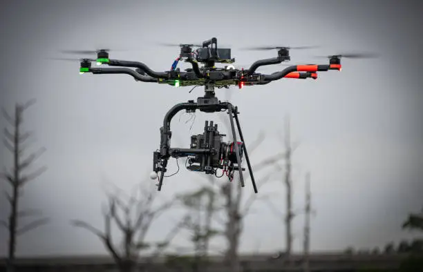 Photo of Drone Mounted Digital Cinema Camera