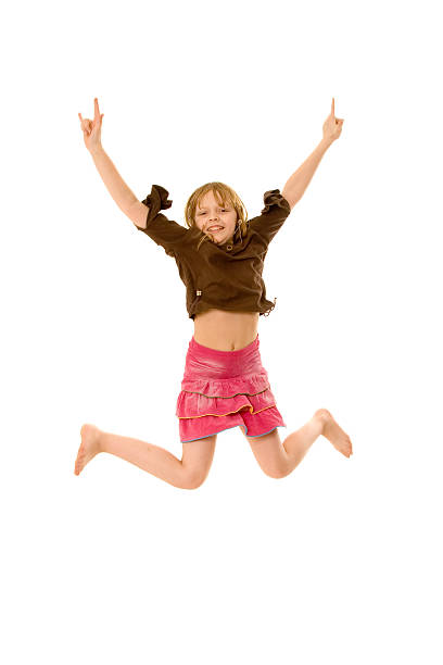 istock The girl jumps 125541590