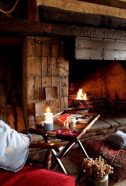 istock Enjoyment Of Fireplace 125541786