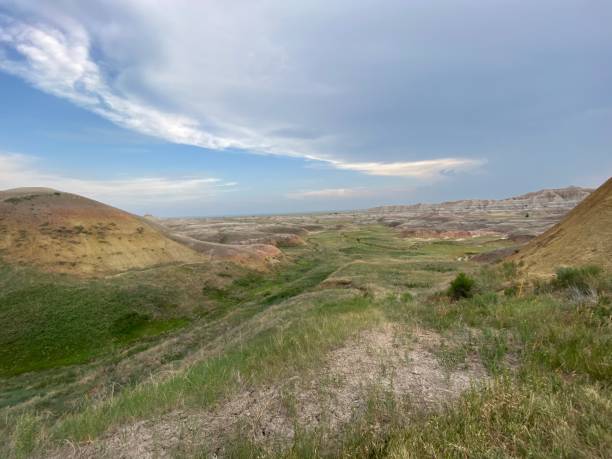 istock The Badlands National Park Landscape 1255422106