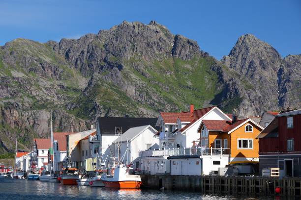 istock Norway fishing village 1255423438