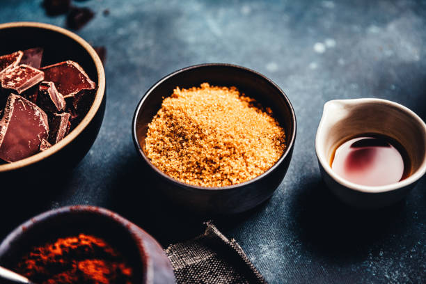 istock Ingredients for preparing vegan brownies 1255426165