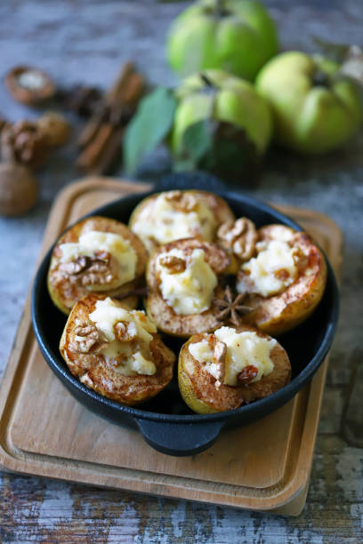 istock Quince baked with cottage cheese. 1255431966