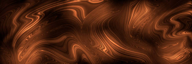 Precious metal flow image. Marble abstract background digital illustration. Liquid gold surface artwork, 3d illustration