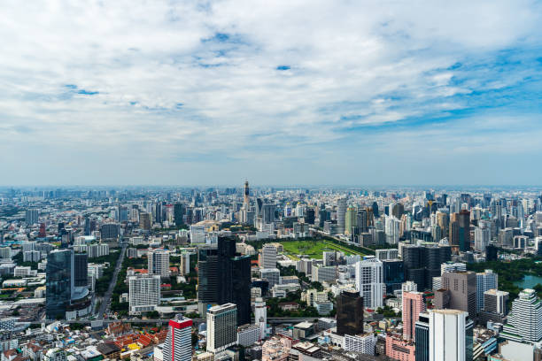 istock Bangkok cityscape in Thailand 1255447021