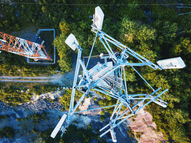 Drone View of Cellular Antenna
