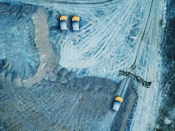 Aerial View of Gravel Pit