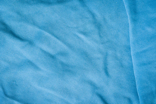 Blue fabric texture background